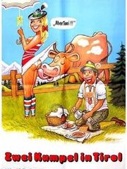 Zwei Kumpel in Tirol