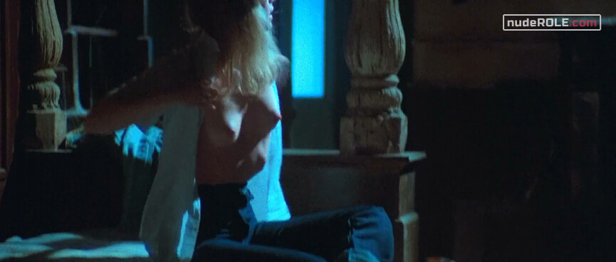 1. First Female Victim nude – The House by the Cemetery (1981)