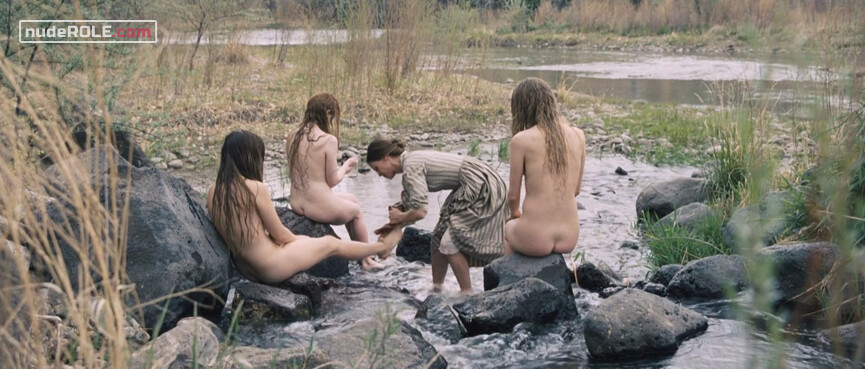 2. Gro Svendsen nude, Theoline Belknap nude – The Homesman (2014)