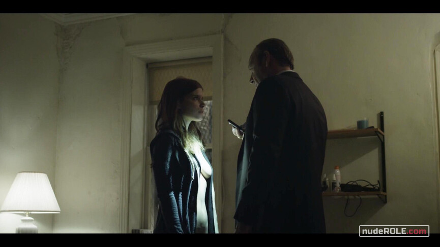 2. Zoe Barnes nude – House of Cards s01 (2013)
