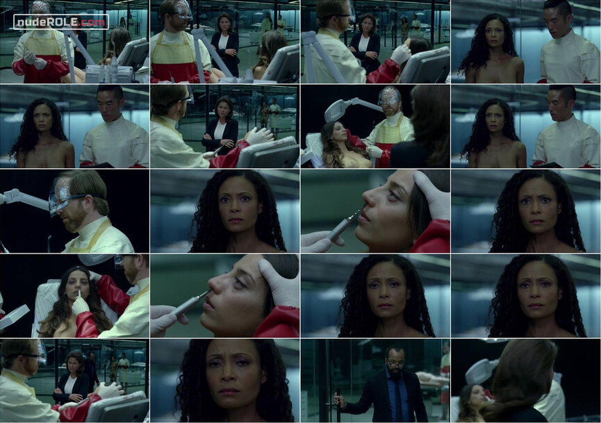 2. Clementine Pennyfeather nude – Westworld s01e07 (2016)