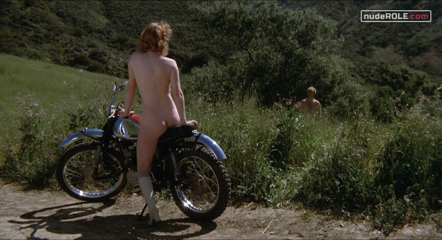 2. Bee Lady on Motorcycle nude – Invasion of the Bee Girls (1973)