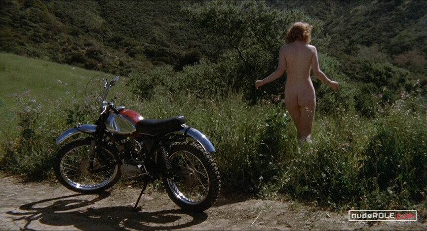 3. Bee Lady on Motorcycle nude – Invasion of the Bee Girls (1973)
