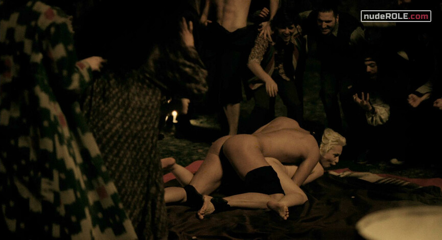 2. Woman at Station nude, Feast Party Queen nude, Feast of Fertility Orgyist nude – Pasolini (2014)